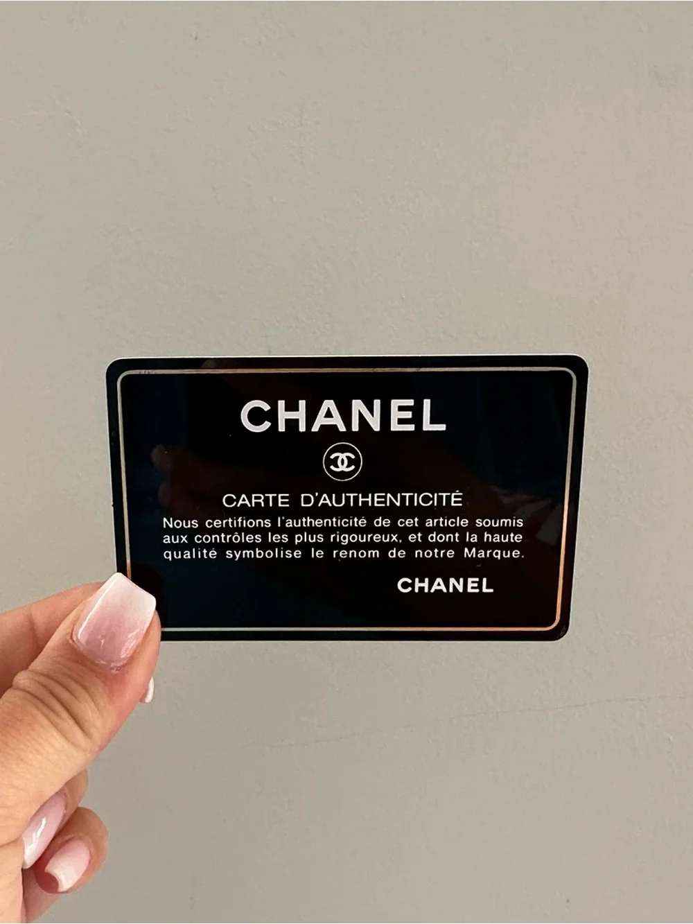 Chanel Black Caviar Chevron Compact Wallet